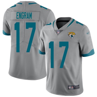 Nike Jacksonville Jaguars #17 Evan Engram Silver Men's Stitched NFL Limited Inverted Legend Jersey Men's
